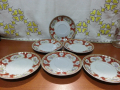 Стар български порцелан чинии , снимка 1 - Антикварни и старинни предмети - 44783997