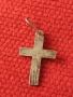 Старо сребърно кръстче 10121, снимка 2