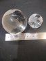 Стъклена топка за домашен фонтан, с 33,5мм. 50ммдиаметър.Има и голяма,за голям фонтан,около 80мм., снимка 1 - Изкуствени цветя - 31494891