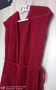 Елегантна ръчно плетена жилетка в червен бордо нюанс 💃, снимка 3