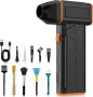 Акумулаторен електрически Air Duster (150 000 RPM) за прах и косми с 3 скорости и дюзи, снимка 1