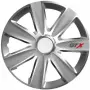 Тасове за джанти 15'' Versaco Carbon GTX - сребрист, снимка 1