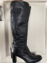  ботуши чизми черни от естествена кожа Daniele Ancarani, снимка 1 - Дамски ботуши - 44707403