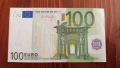 Банкнота 100 евро - емисия 2002, без следи от употреба , снимка 1