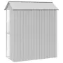vidaXL Клетка за птици Сив 215 x 110 x 247 см Галванизирана стомана, снимка 6