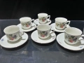 Стар немски порцелан чаши за чай кафе , снимка 2