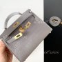 Hermes Kelly Mini grey, снимка 3