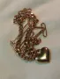 ИЗИСКАНО ПОЗЛАТЕНО МЕДНО КОЛИЕ с АРТ ВИСУЛКА СЪРЧИЦЕ с НУЖДА от ЗАКОПЧАЛКА 37379, снимка 9