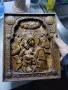 Голям стар дървен кръст,дом.олтар-бронз,стара медна икона Разпятие,дърворезба Богородица,Св.Николай, снимка 15