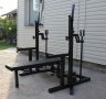 Трибойска Лежанка + клекове Combo Rack, снимка 1 - Фитнес уреди - 29299042