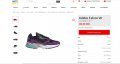 оригинални маратонки Adidas  Falcon Black Purple  номер 41-41,5, снимка 5