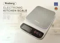 Кухненска везна Rosberg, 5 кг., 2хААА батерии , LED екран, снимка 2