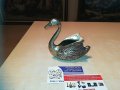 лебед-красив и стилен-посребрен-внос швеицария, снимка 4