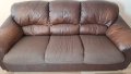Кожен диван , снимка 1 - Дивани и мека мебел - 42298049