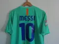 Барселона Меси 2010-2011 Оригинална Тениска Фланелка XL Nike Barcelona Messi Екип, снимка 3