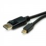 Кабел DisplayPort M - Mini DisplayPort M 2м, 8K Roline 11.04.5815 DP-M to Mini DP M, снимка 3