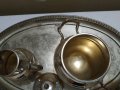 посребрен месингов сервиз арт деко, снимка 7
