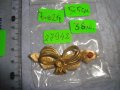 СТАРИННА БРОНЗОВА с ПОЗЛАТА СКЪПОЦЕННА АРТ ДЕКО МАЙСТОРСКА БРОШКА ПАНДЕЛКА РЕТРО БИЖУ 27942, снимка 5