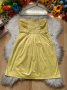 Сатенена жълта рокля, снимка 1 - Рокли - 33724702