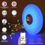 Смарт LED плафон 36W с Bluetooth тонколона, RGB цветове и дистанционно, снимка 1