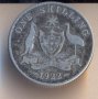 Австралия шилинг 1922 година, сребро