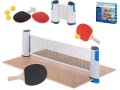 Комплект за тенис на маса с хилки, топчета и преносима мрежа, снимка 1 - Образователни игри - 42576173
