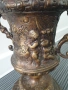 Италия 20ти век/27см-5кг/голяма стара италианска бронзова ваза с дръжки, снимка 3