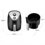 Air Fryer Cook Faster уред за готвене без мазнина 2.6л., снимка 3