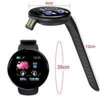 Смарт часовник , Bluetooth, 1.3" TFT дисплей, до 10 метра обхват, Sport режим, снимка 2 - Смарт часовници - 34104755