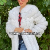 Дамско елегантно палто от лисица код 93, снимка 1 - Палта, манта - 33924419