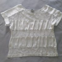 Ефирна дамска блуза, снимка 2 - Корсети, бюстиета, топове - 37570562