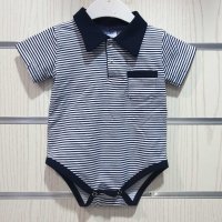 Ново бебешко моряшко комплектче: боди и панталонки, за възраст 6-9 месеца, 9-12 месеца, снимка 3 - Комплекти за бебе - 30325691