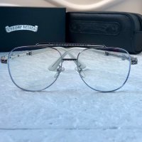 CHROME HEARTS мъжки прозрачни слънчеви очила диоптрични рамки, снимка 12 - Слънчеви и диоптрични очила - 38799895