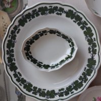  Фирма Майсен''Meissen Porcelain''чинийки за сладко и декорация, снимка 3 - Чинии - 42216690