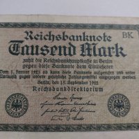 Райх банкнота - Германия - 1000 марки / 1922 година - 17996, снимка 3 - Нумизматика и бонистика - 31029868
