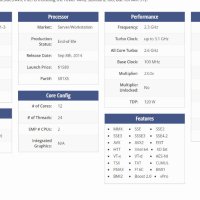 Продавам процесор Xeon E5 2670 v3, снимка 3 - Процесори - 42366146