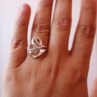 Сребърен пръстен - модел R080, снимка 3 - Пръстени - 25886153
