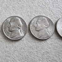 Монети. САЩ . 5 цента . 4 различни монети., снимка 6 - Нумизматика и бонистика - 44693638