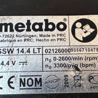 Metabo SSW 14.4 LT - Акумулаторен гайковерт 14,4V , снимка 5 - Други инструменти - 42896793
