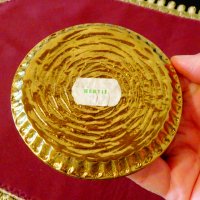 Нова позлатена бронзова чиния от Hertie. , снимка 2 - Чинии - 30105094