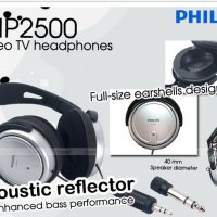 Слушалки Philips 2500 Големи Headphone Philips SHP2500 без микрофон, снимка 3 - Слушалки за компютър - 10178616