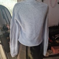 Светлосин пуловер НМ - 16,00лв., снимка 5 - Блузи с дълъг ръкав и пуловери - 32202433