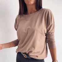 Дамска блуза с две възможности за носене , снимка 2 - Блузи с дълъг ръкав и пуловери - 31062220