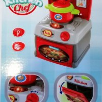 Детска готварска печка Малкия готвач"little chef", снимка 5 - Електрически играчки - 39271931