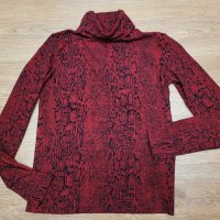 Червено поло , снимка 3 - Блузи с дълъг ръкав и пуловери - 42859534