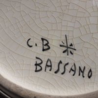 Стара и рядка колекционерска чиния за стена Bassano, снимка 4 - Колекции - 34069364