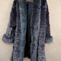 Класическо дамско палто от еко кожа., снимка 2 - Палта, манта - 35413273