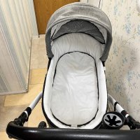 Бебешка количка Adbor, модел Zarra 3 в 1 сива, снимка 11 - Детски колички - 44364679