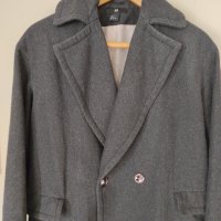 Сиво палто, oversize, размер 38, 20 лв, снимка 2 - Палта, манта - 39749746