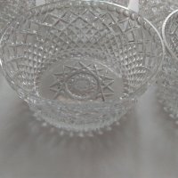 Комплект 6 броя красиви кристални купички , снимка 5 - Чинии - 38588454